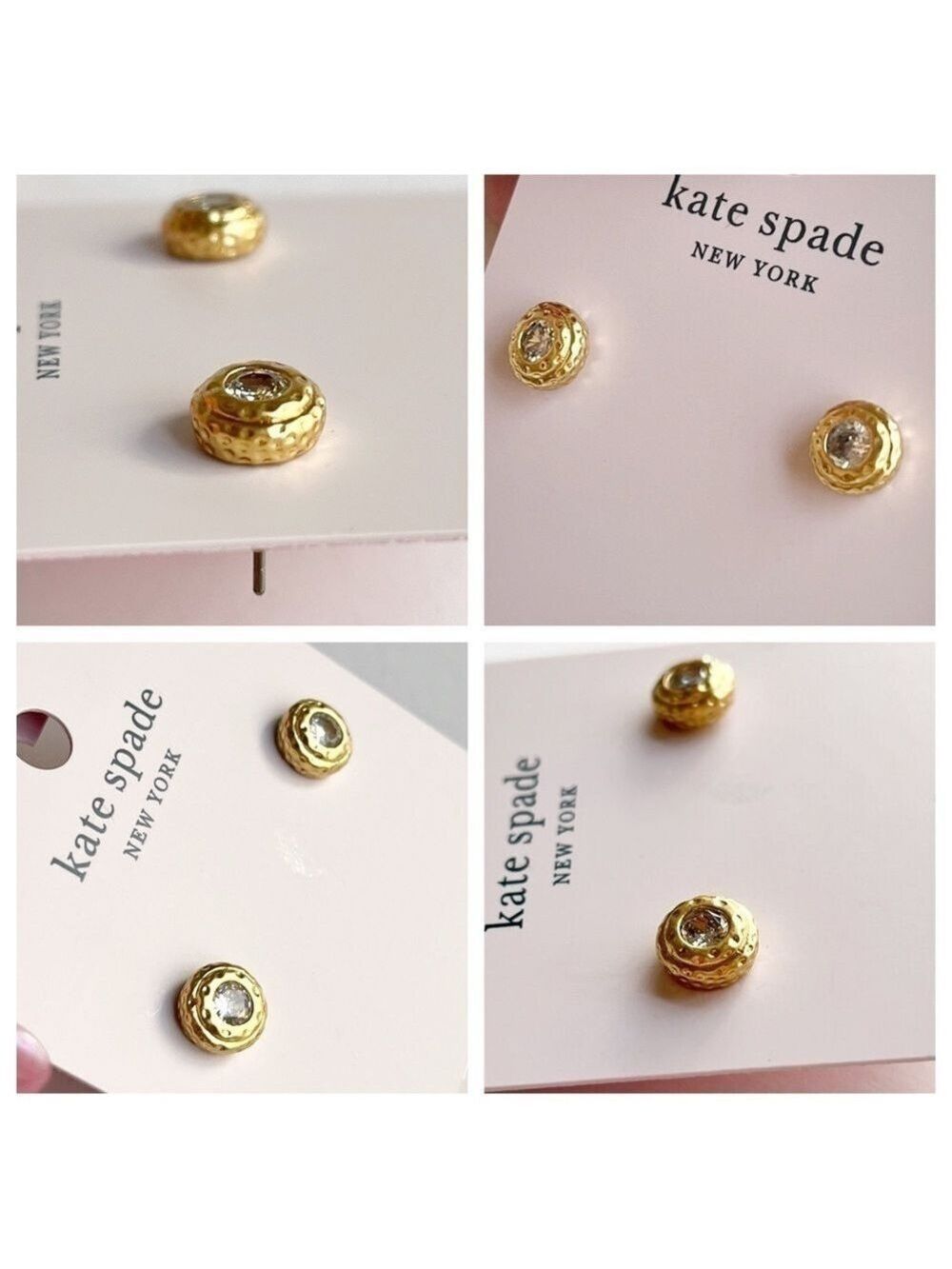 Kate Spade Elegant Edge Stud Earrings - Picture 6 of 9